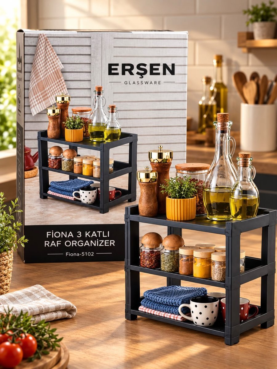 3 Katlı Raf Organizer